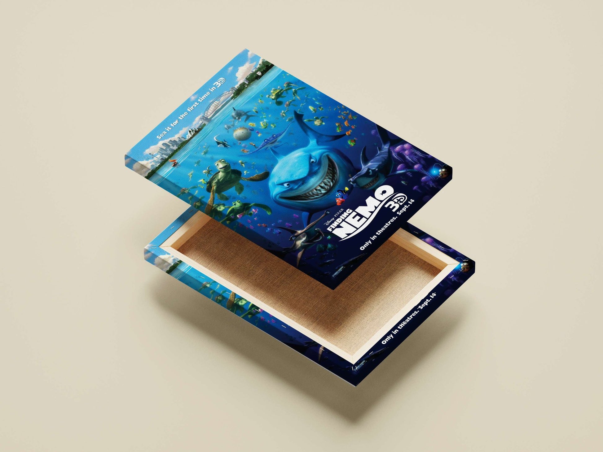 Finding Nemo (Disney·Pixar franchise) Main Subject: Finding Nemo (Disney·Pixar franchise) Canvas wall art — Superhero wall