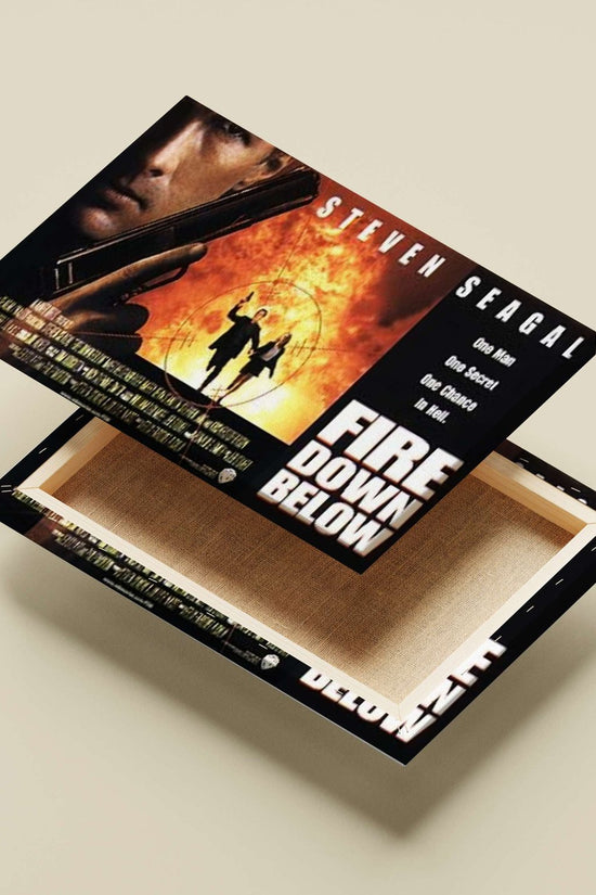 Fire Down Below (film) starring Steven Seagal Main Subject: Fire Down Below (film) starring Steven Seagal Canvas wall art —