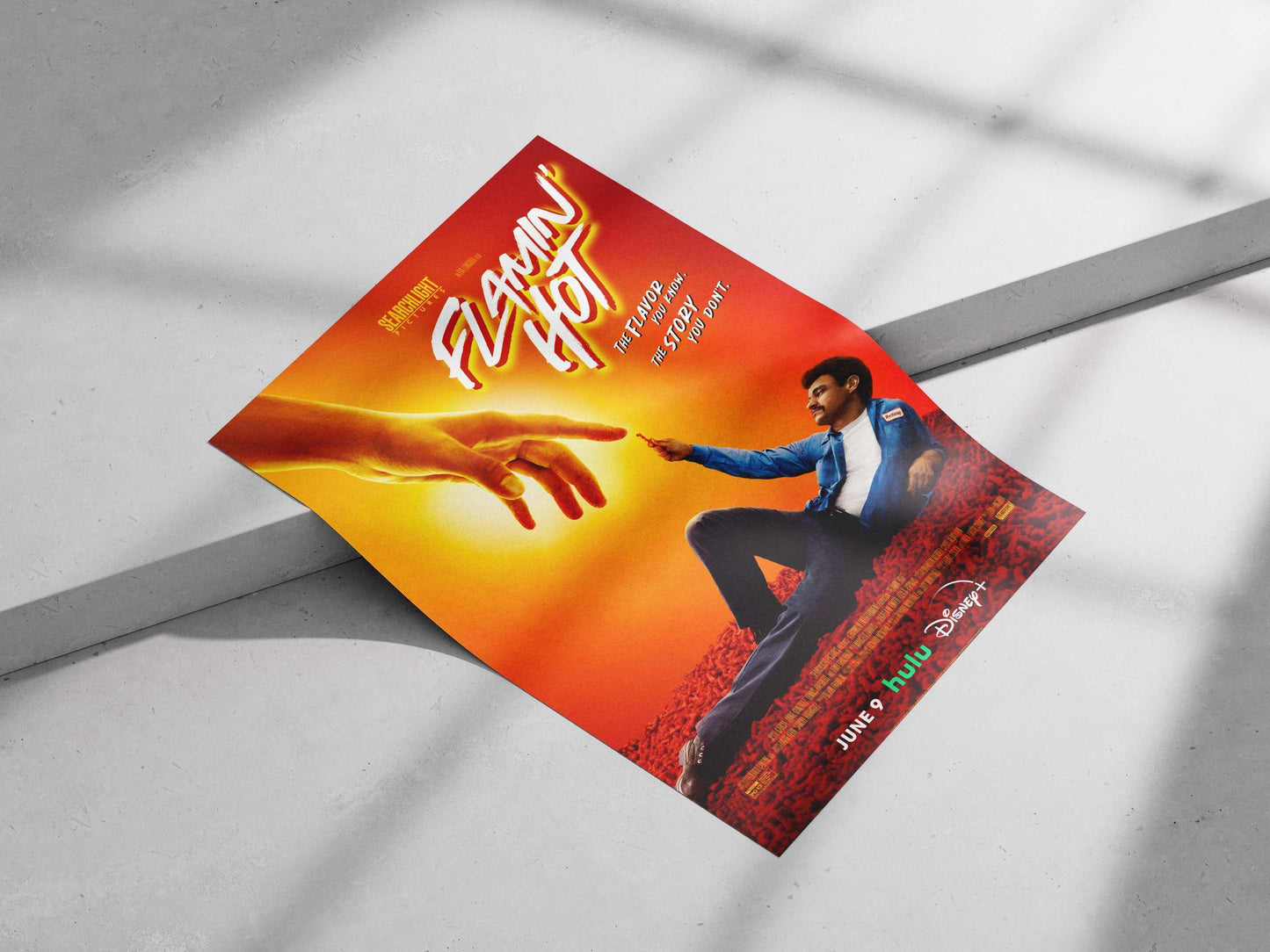 The film "Flamin' Hot" (2023) produced by Searchlight Pictures. Main Subject: The film "Flamin' Hot" (2023) produced by