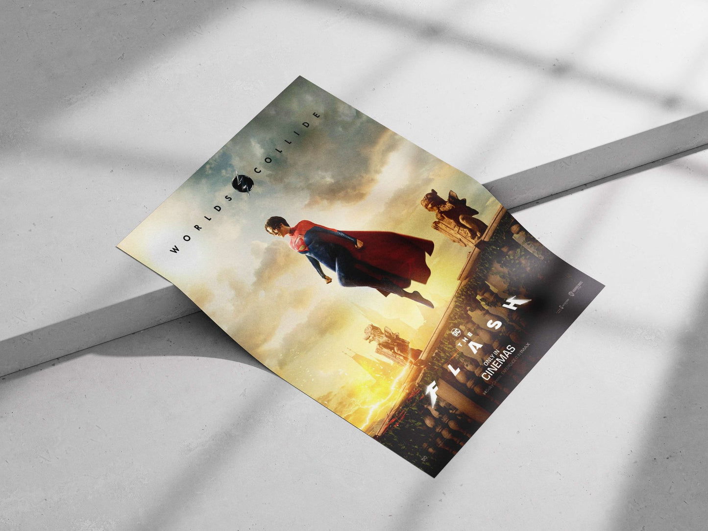 Superman (DC Comics character) Main Subject: Superman (DC Comics character) Matte poster print — Superhero wall art India |