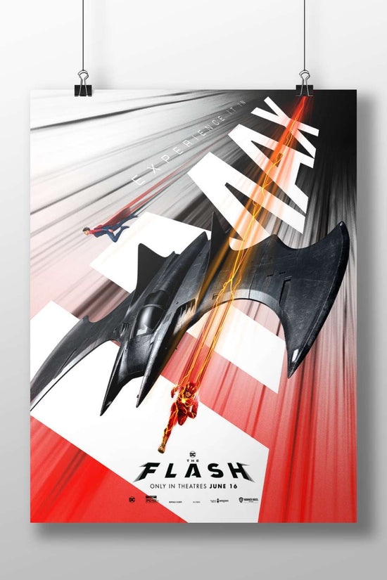 The Flash (Barry Allen), Superman (Clark Kent), and Batmobile Main Subject: The Flash (Barry Allen), Superman (Clark Kent),