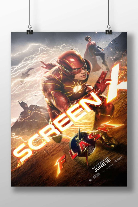 The Flash (Barry Allen) from DC Comics' superhero franchise Main Subject: The Flash (Barry Allen) from DC Comics' superhero