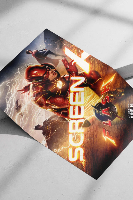 The Flash (Barry Allen) from DC Comics' superhero franchise Main Subject: The Flash (Barry Allen) from DC Comics' superhero
