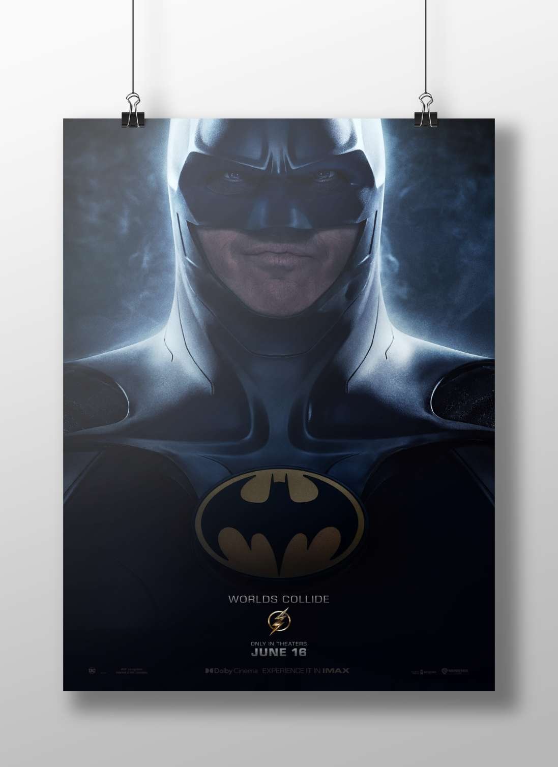Batman (DC Comics franchise) Main Subject: Batman (DC Comics franchise) Matte BoizzBoard rigid print — Superhero wall art