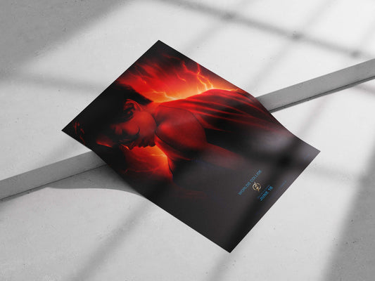 Supergirl (Kara Zor-El), DC Comics Main Subject: Supergirl (Kara Zor-El), DC Comics Matte poster print — Superhero wall art