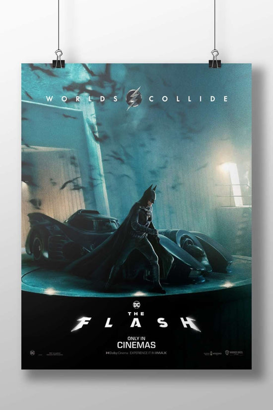 Batman (DC Comics), The Flash (DC Comics), and Batmobile Main Subject: Batman (DC Comics), The Flash (DC Comics), and