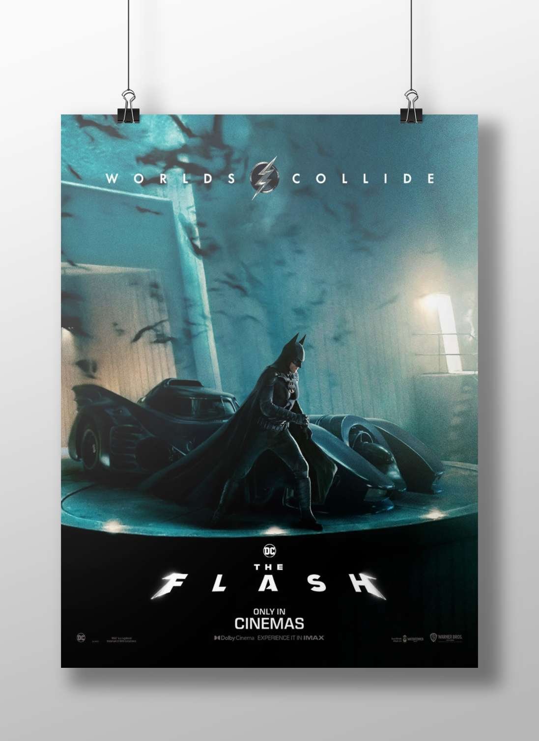 Batman (DC Comics), The Flash (DC Comics), and Batmobile Main Subject: Batman (DC Comics), The Flash (DC Comics), and