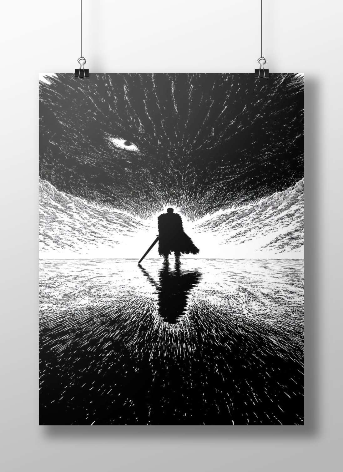 Aragorn (The Lord of the Rings) Main Subject: Aragorn (The Lord of the Rings) Matte BoizzBoard rigid print — Superhero wall