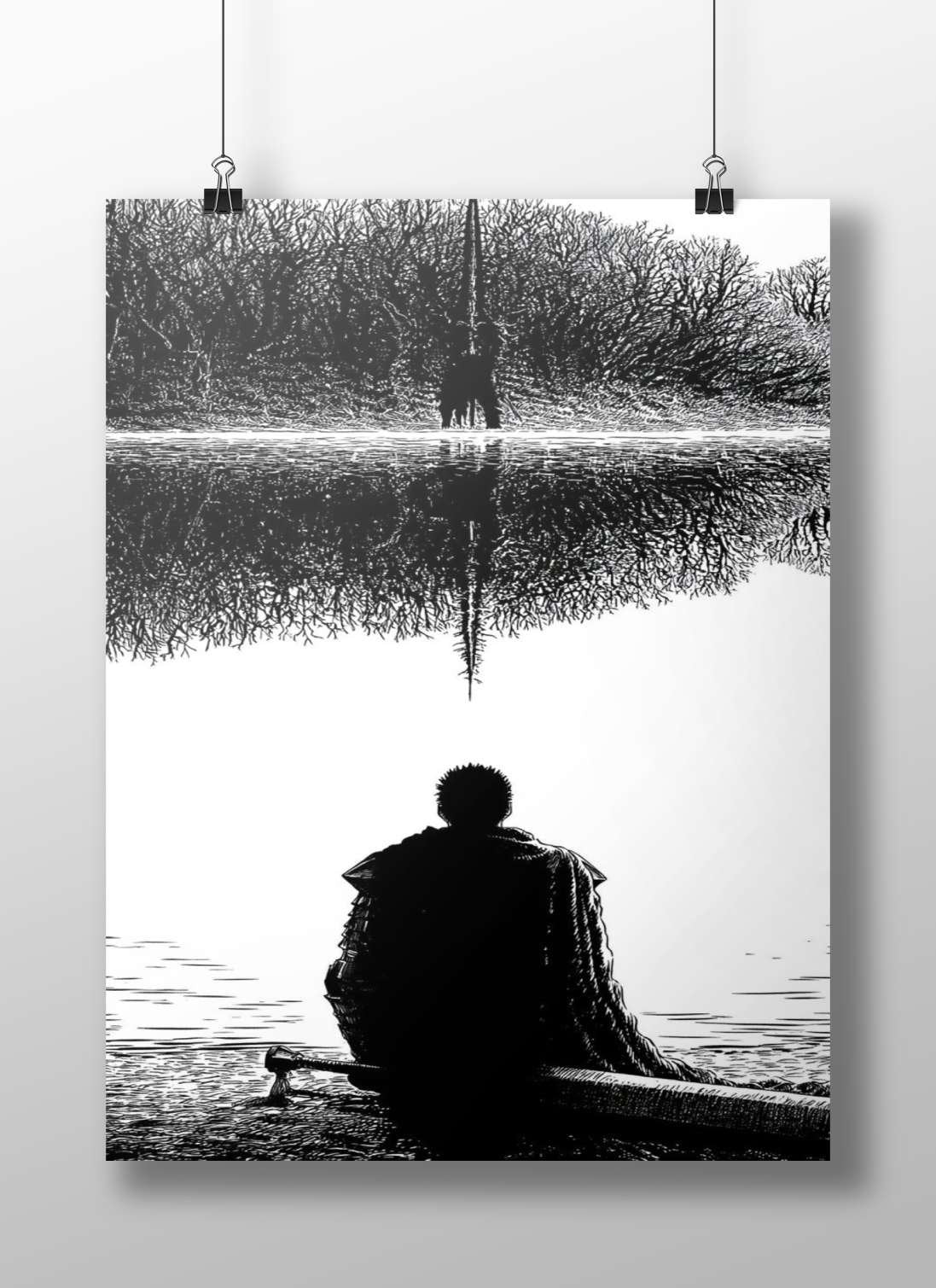 Eren Yeager (Attack on Titan) Main Subject: Eren Yeager (Attack on Titan) Matte BoizzBoard rigid print — Anime wall art