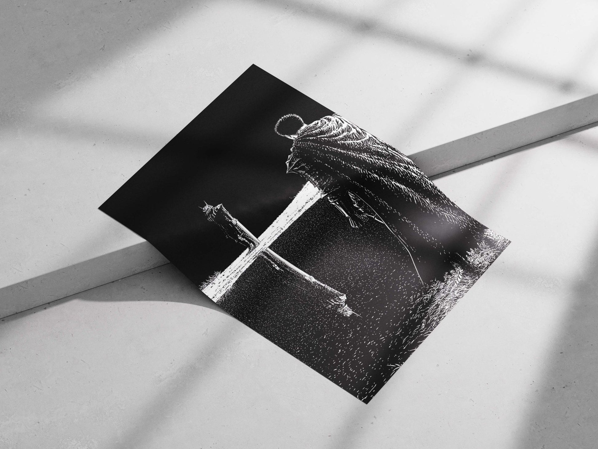 Guts and Griffith (Berserk franchise) Main Subject: Guts and Griffith (Berserk franchise) Matte poster print — Anime wall