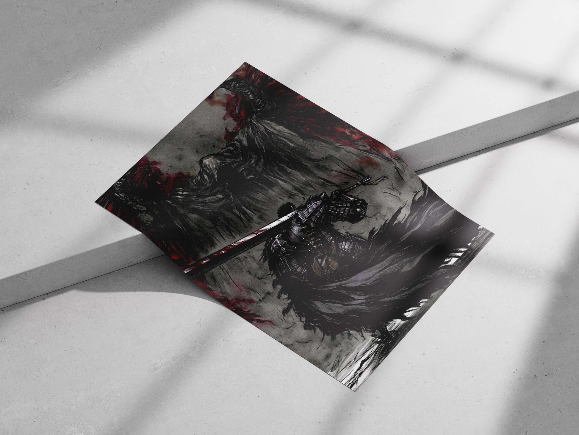 Knight (Dark Souls franchise) Main Subject: Knight (Dark Souls franchise) Matte poster print — Gaming wall art India |
