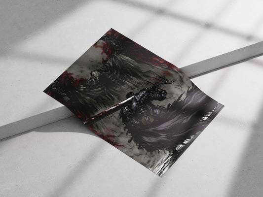 Knight (Dark Souls franchise) Main Subject: Knight (Dark Souls franchise) Matte poster print — Gaming wall art India |