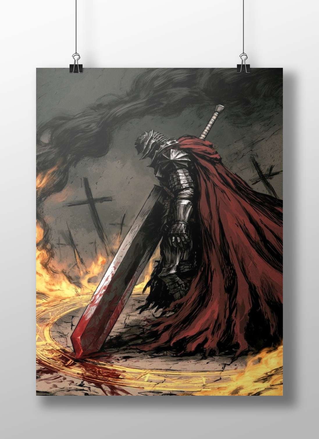 Knight Main Subject: Knight Matte BoizzBoard rigid print — Bollywood wall art India | PosterBoizz