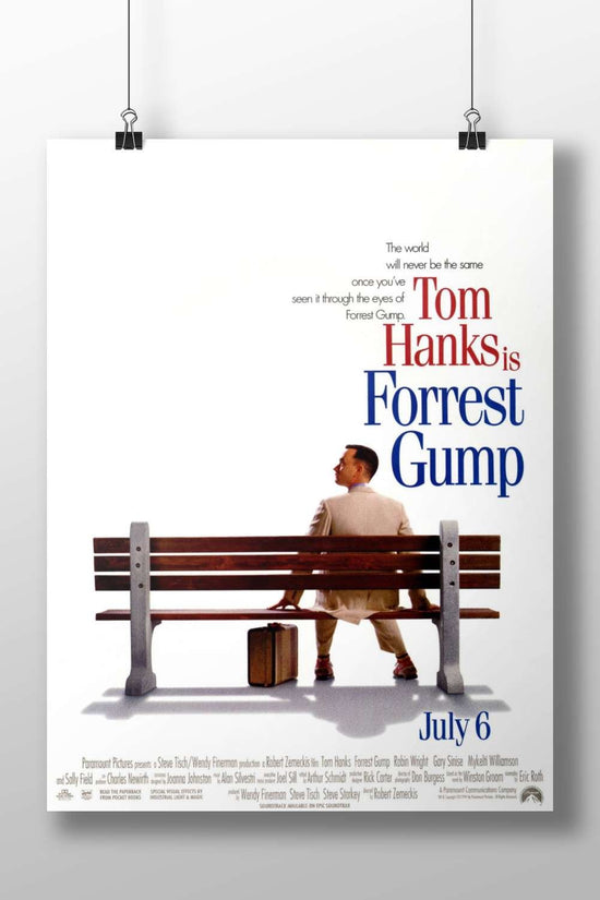 Tom Hanks as Forrest Gump Main Subject: Tom Hanks as Forrest Gump Matte BoizzBoard rigid print — Hollywood wall art India |