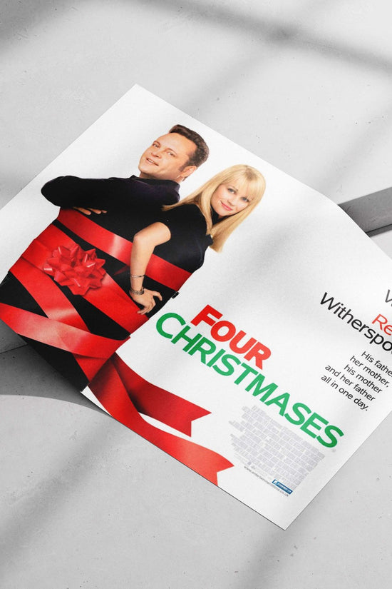 The film "Four Christmases" starring Vince Vaughn and Reese Witherspoon Main Subject: The film "Four Christmases" starring