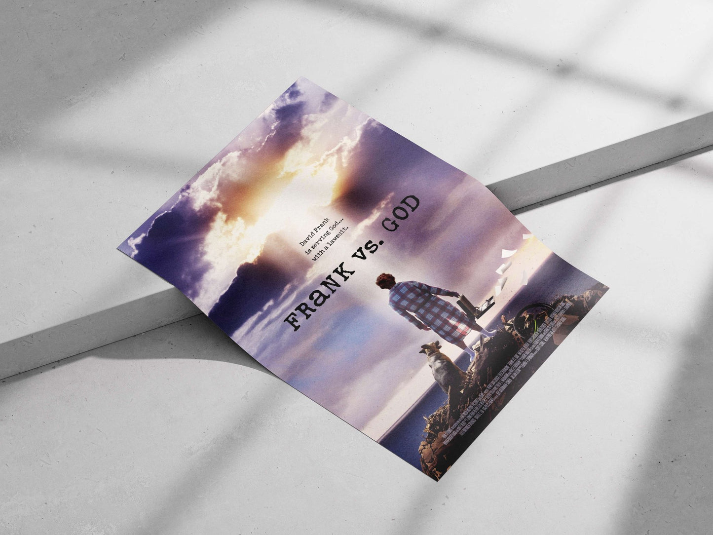 David Frank (real name) versus God (deity) Main Subject: David Frank (real name) versus God (deity) Matte poster print —