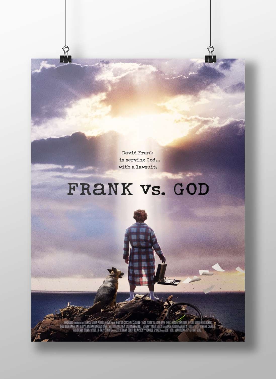 David Frank (real name) versus God (deity) Main Subject: David Frank (real name) versus God (deity) Matte BoizzBoard rigid