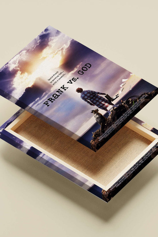 David Frank (real name) versus God (deity) Main Subject: David Frank (real name) versus God (deity) Canvas wall art —