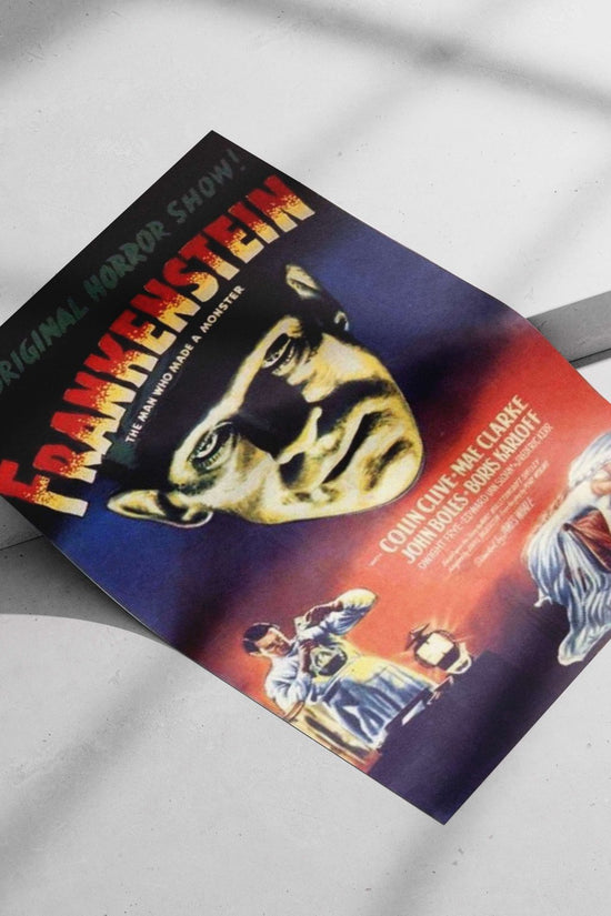 The 1931 "Frankenstein" film starring Boris Karloff as the Creature. Main Subject: The 1931 "Frankenstein" film starring