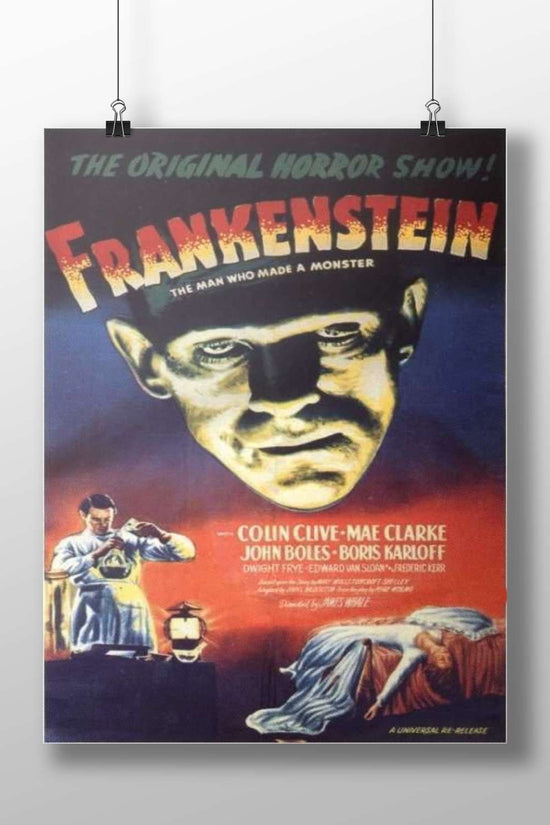 The 1931 "Frankenstein" film starring Boris Karloff as the Creature. Main Subject: The 1931 "Frankenstein" film starring