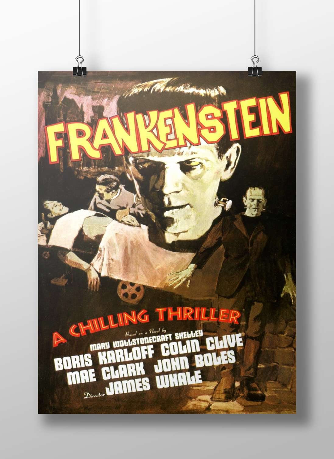 Boris Karloff, Colin Clive, and the Frankenstein franchise (1931 film) Main Subject: Boris Karloff, Colin Clive, and the
