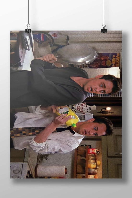 Joey Tribbiani and Chandler Bing (Friends) Main Subject: Joey Tribbiani and Chandler Bing (Friends) Matte BoizzBoard rigid