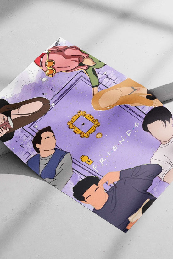 Friends (TV franchise) Main Subject: Friends (TV franchise) Matte poster print — Series wall art India | PosterBoizz