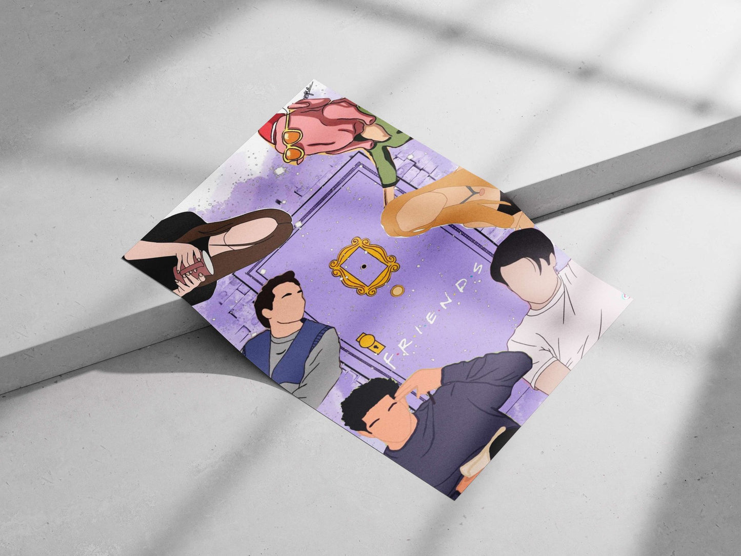 Friends (TV franchise) Main Subject: Friends (TV franchise) Matte poster print — Series wall art India | PosterBoizz