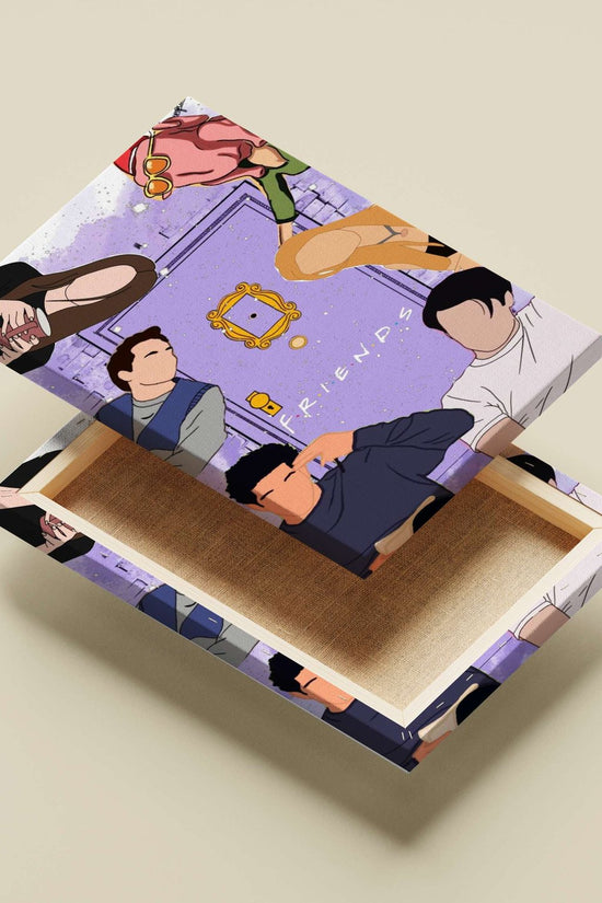Friends (TV franchise) Main Subject: Friends (TV franchise) Canvas wall art — Series wall art India | PosterBoizz
