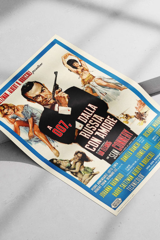 Sean Connery as James Bond (007) in the "From Russia with Love" franchise Main Subject: Sean Connery as James Bond (007) in