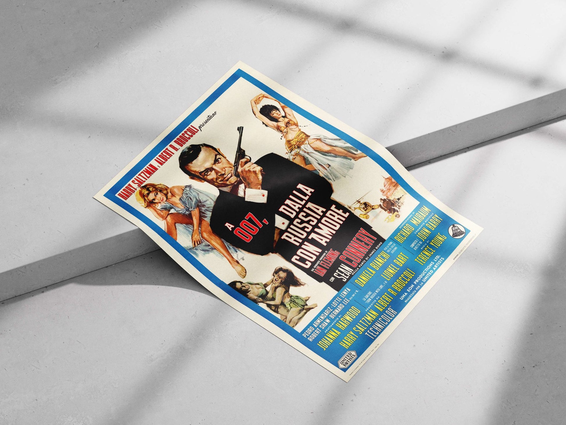Sean Connery as James Bond (007) in the "From Russia with Love" franchise Main Subject: Sean Connery as James Bond (007) in