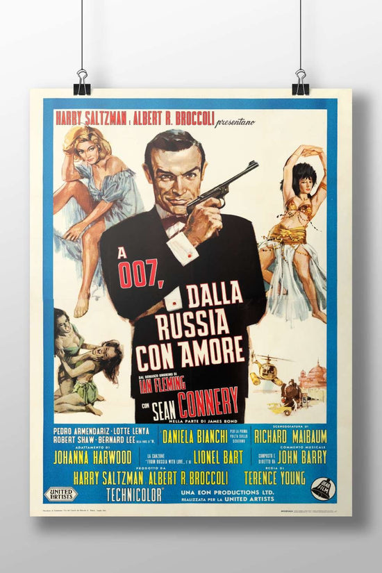Sean Connery as James Bond (007) in the "From Russia with Love" franchise Main Subject: Sean Connery as James Bond (007) in
