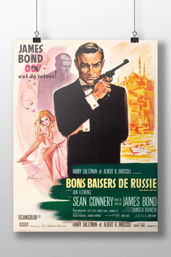 James Bond (the character from the James Bond franchise) in the film "Bons Baisers de Russie" (French title for "From Russia