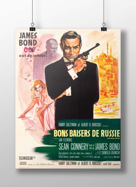 James Bond (the character from the James Bond franchise) in the film "Bons Baisers de Russie" (French title for "From Russia