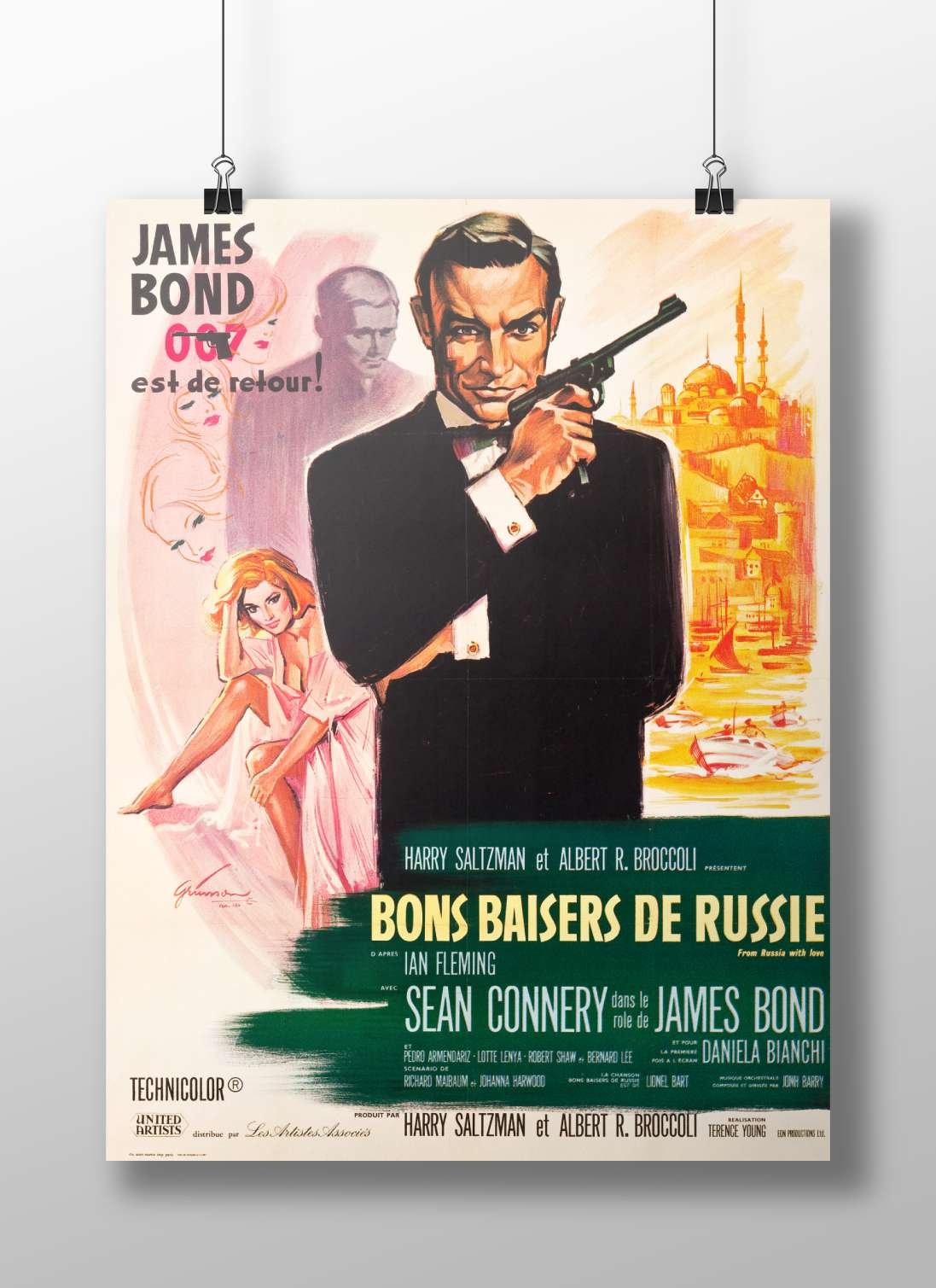 James Bond (the character from the James Bond franchise) in the film "Bons Baisers de Russie" (French title for "From Russia