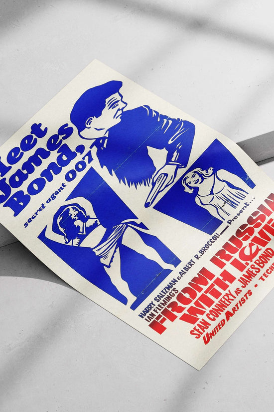 James Bond franchise, specifically "From Russia with Love" (Ian Fleming's novel adaptation) starring Sean Connery as secret