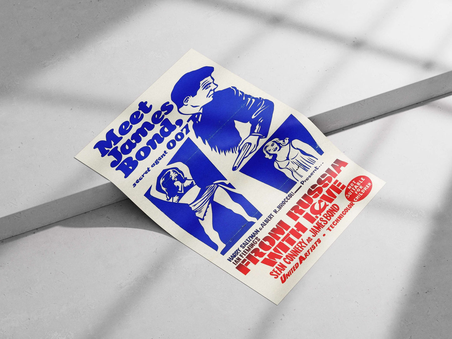 James Bond franchise, specifically "From Russia with Love" (Ian Fleming's novel adaptation) starring Sean Connery as secret