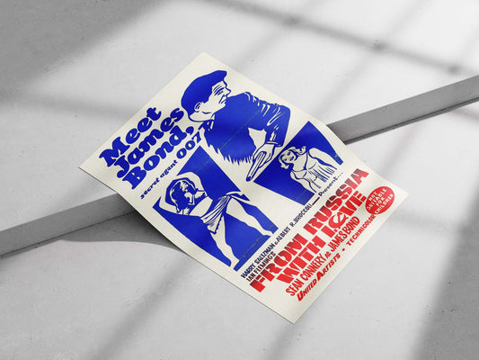 James Bond franchise, specifically "From Russia with Love" (Ian Fleming's novel adaptation) starring Sean Connery as secret