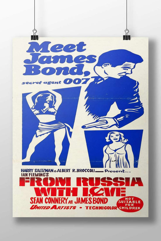 James Bond franchise, specifically "From Russia with Love" (Ian Fleming's novel adaptation) starring Sean Connery as secret