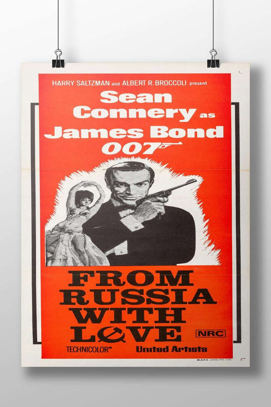 James Bond film "From Russia with Love" (Sean Connery as James Bond 007) Main Subject: James Bond film "From Russia with