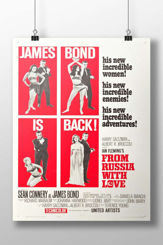James Bond franchise (specifically the film "From Russia with Love" starring Sean Connery) Main Subject: James Bond
