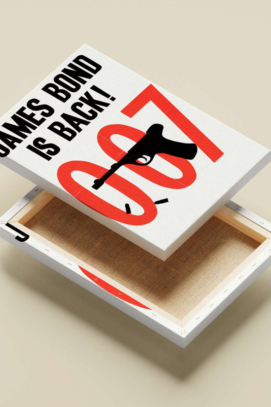 James Bond (007 franchise) Main Subject: James Bond (007 franchise) Canvas wall art — Hollywood wall art India | PosterBoizz