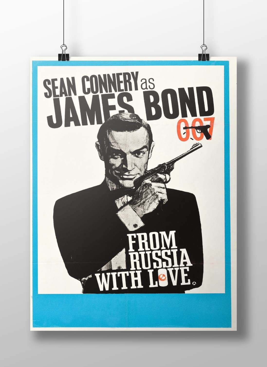 James Bond (007) film "From Russia with Love" starring Sean Connery Main Subject: James Bond (007) film "From Russia with