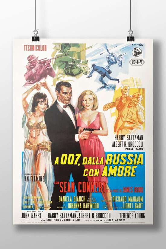 James Bond franchise (specifically Sean Connery as James Bond in *From Russia with Love*) Main Subject: James Bond franchise