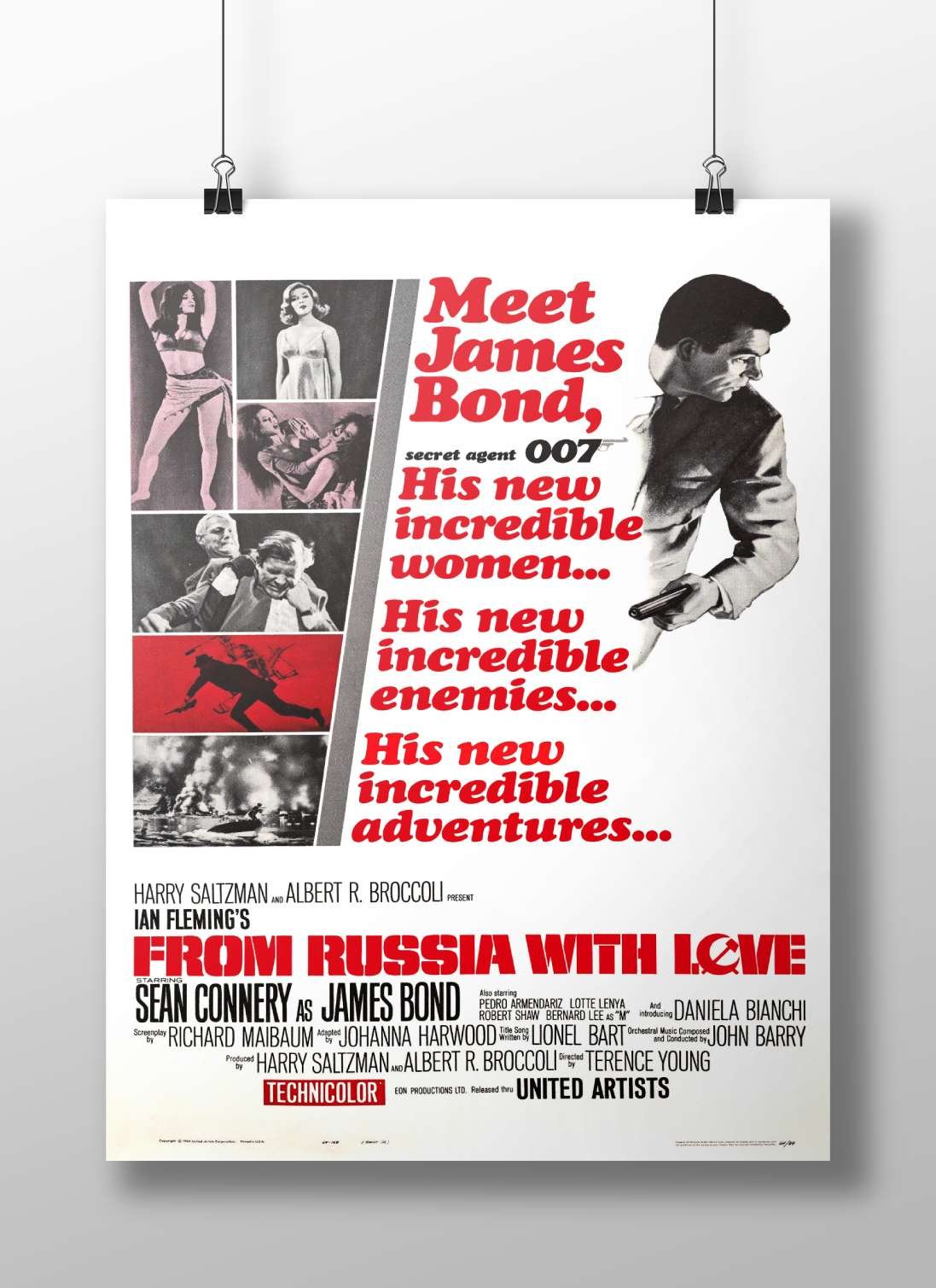 James Bond film "From Russia with Love" (Ian Fleming's franchise) Main Subject: James Bond film "From Russia with Love" (Ian