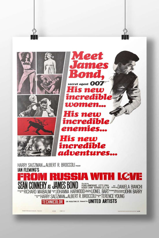 James Bond film "From Russia with Love" (Ian Fleming's franchise) Main Subject: James Bond film "From Russia with Love" (Ian