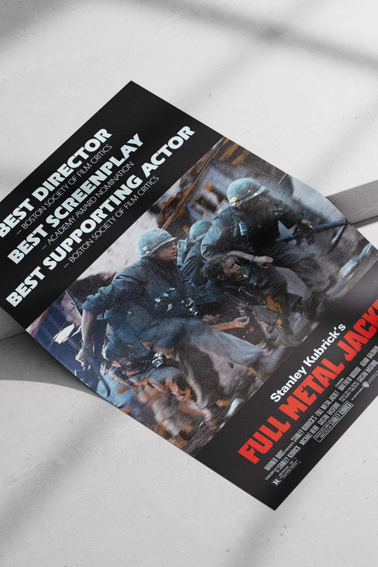 Full Metal Jacket (Stanley Kubrick's film) Main Subject: Full Metal Jacket (Stanley Kubrick's film) Matte poster print —