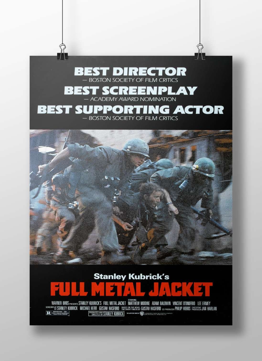 Full Metal Jacket (Stanley Kubrick's film) Main Subject: Full Metal Jacket (Stanley Kubrick's film) Matte BoizzBoard rigid