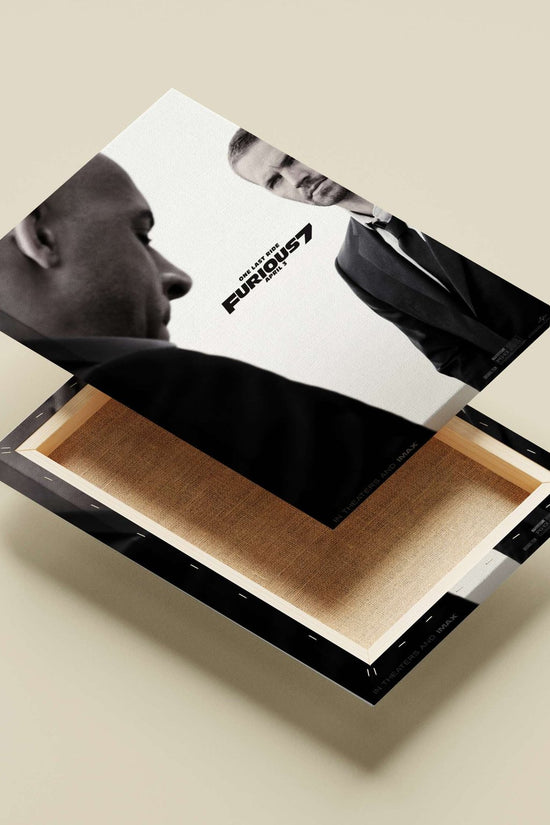 Furious 7 (Fast & Furious franchise) Main Subject: Furious 7 (Fast & Furious franchise) Canvas wall art — Bollywood wall art