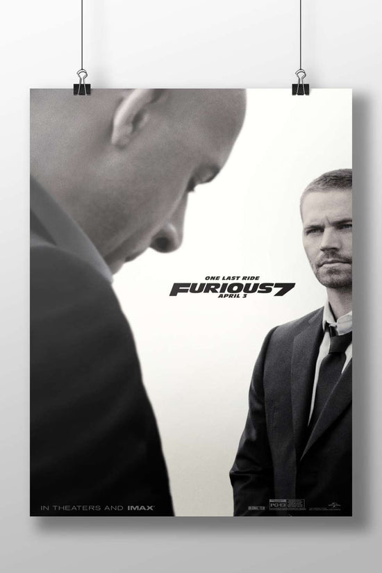 Furious 7 (Fast & Furious franchise) Main Subject: Furious 7 (Fast & Furious franchise) Matte BoizzBoard rigid print —